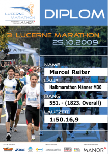 Mäsi am Lucerne Marathon